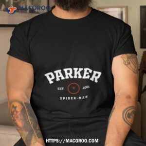 Parker Est 2001 Marvel Superhero Spiderman Shirt