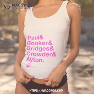 paul amp booker amp bridges amp crowder amp ayton phoenix suns shirt tank top 1