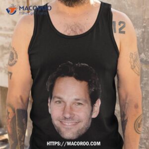 paul rudd face funny shirt tank top