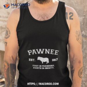 pawnee athletic tee shirt tank top