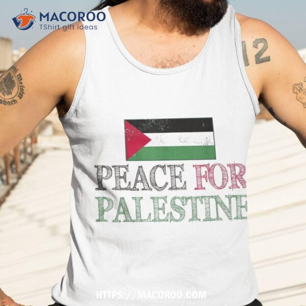 Peace For Palestine | Flag Shirt