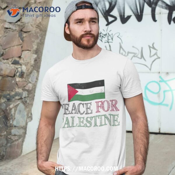 Peace For Palestine | Flag Shirt