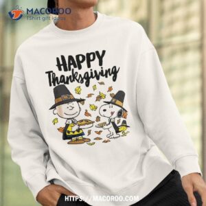 peanuts happy thanksgiving shirt sweatshirt