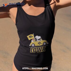 Peanuts Snoopy And Woodstock Iowa Hawkeyes On Car 2023 T Shirt