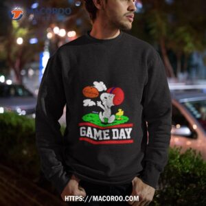 peanuts snoopy football game day shirt sweatshirt