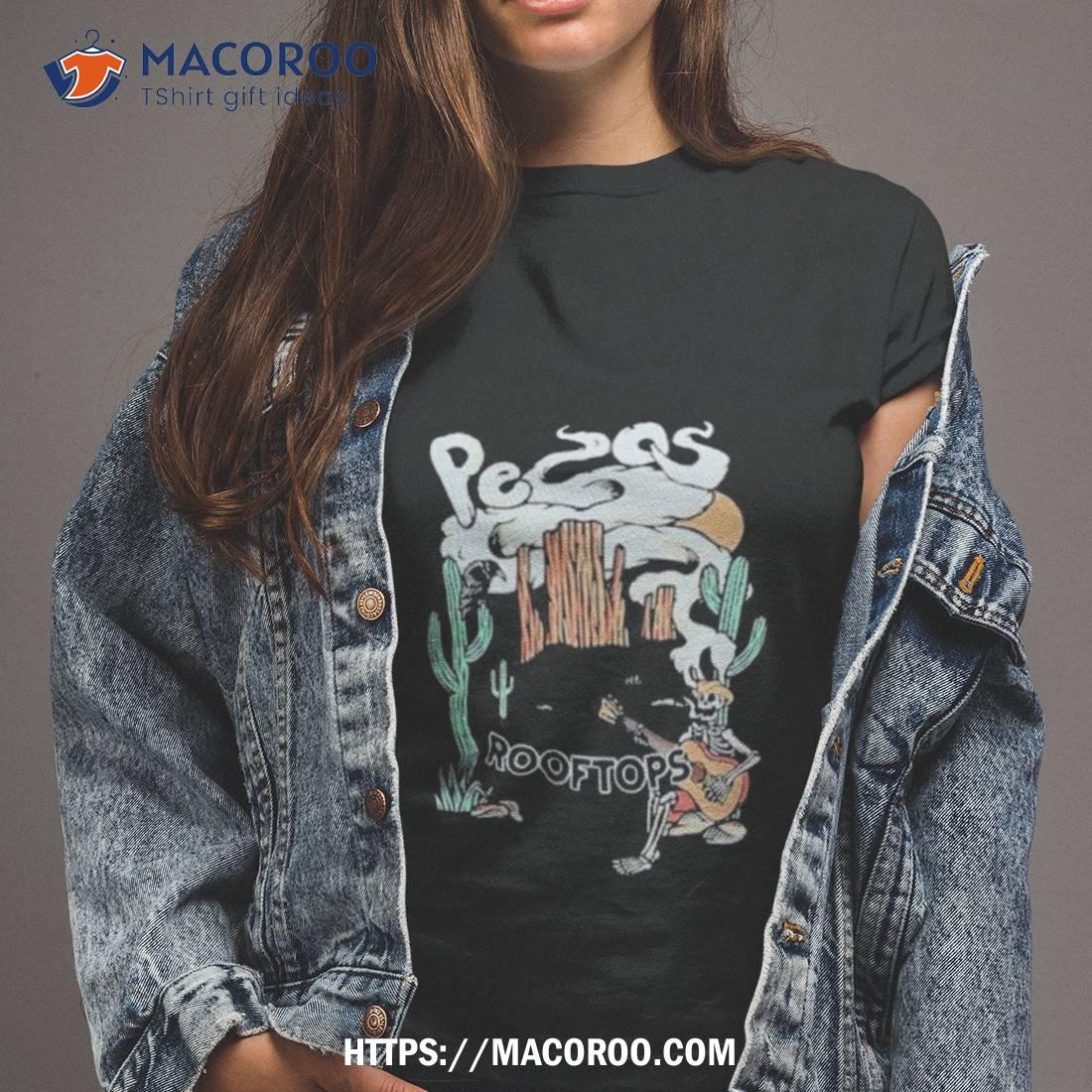 Pecos & The Rooftops Smoking Skeleton Shirt Pecos & The Rooftops Smoking Skeleton Shirt