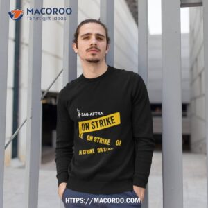pedro pascal sag aftra on strike 2023 unisex t shirt sweatshirt 1
