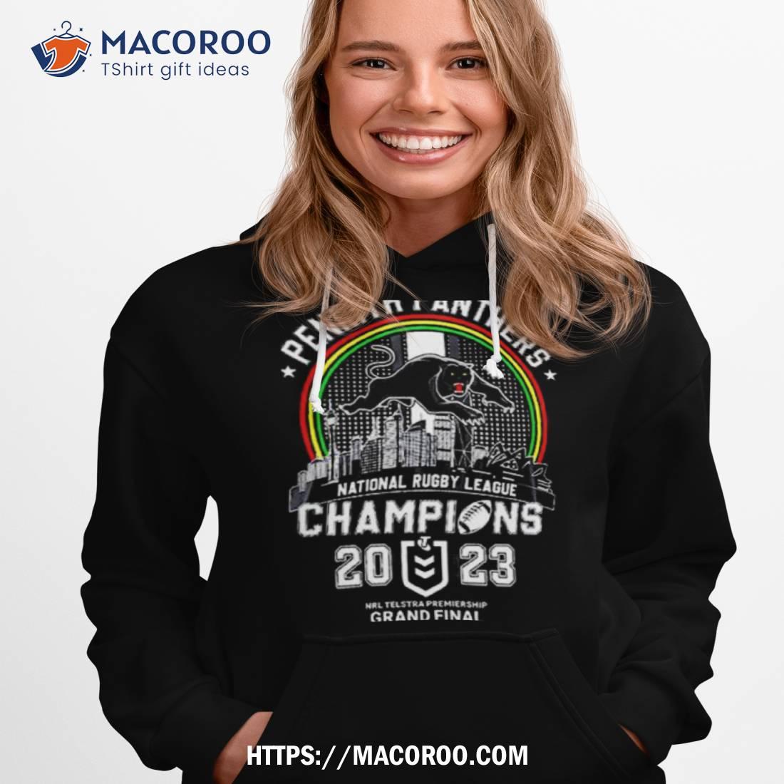 Penrith Panthers National Rugby League Champions 2023 Nrl Telstra Premiership Grand Final Shirt Penrith Panthers National Rugby League Champions 2023 Nrl Telstra Premiership Grand Final Shirt