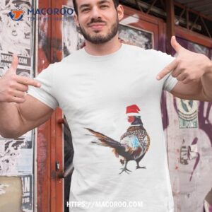 Pheasant With Hat Festive 2023 Christmas Shirt