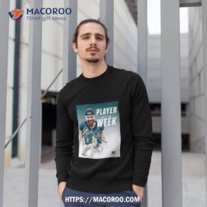 Philadelphia Eagles Jake Elliott Player Of The Week 2023 Shirt 2 philadelphia eagles jake elliott player of the week 2023 shirt sweatshirt 1