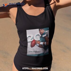 philadelphia eagles jalen hurts in his last 21 regular season starts nfl news t shirt tank top 2
