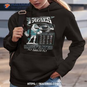 philadelphia eagles mascot undefeated fly eagles fly 2023 shirt hoodie 3