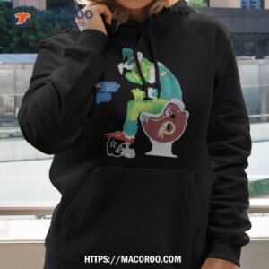 philadelphia eagles the grinch sitting on toilet christmas funny t shirt hoodie 2