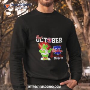 philadelphia phillies phillie phanatic mascot red october 2023 shirt sweatshirt