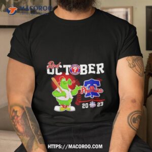 philadelphia phillies phillie phanatic mascot red october 2023 shirt tshirt