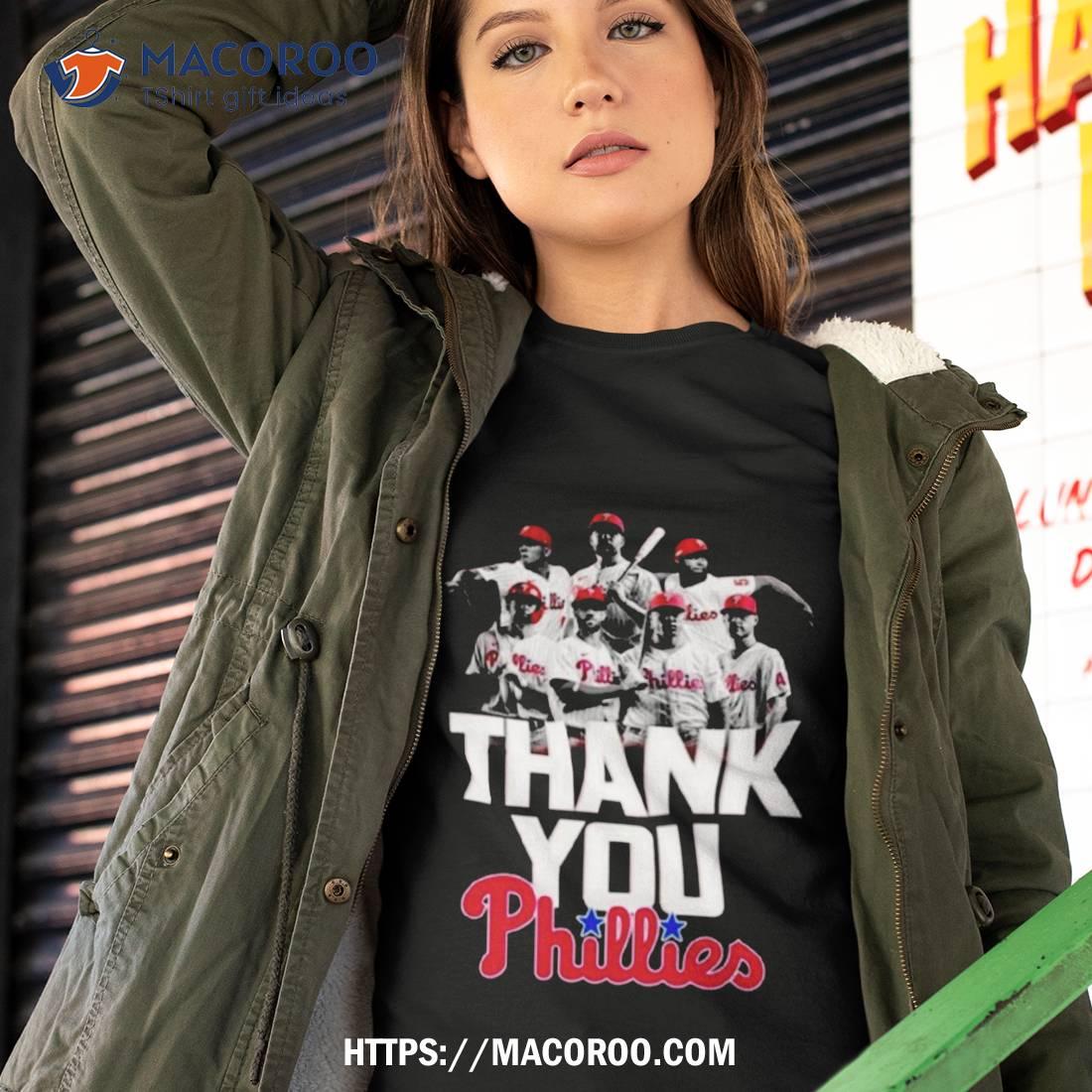 Philadelphia Phillies Team Players 2923 Thank You Phillies T Shirt Philadelphia Phillies Team Players 2923 Thank You Phillies T Shirt