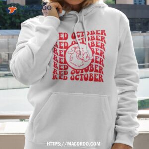 Phillies Mascot Red October Wavy Text Shirt 1 phillies mascot red october wavy text shirt hoodie 2