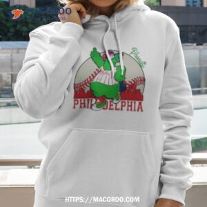 phillies phanatic cartoon baseball shirt hoodie 2