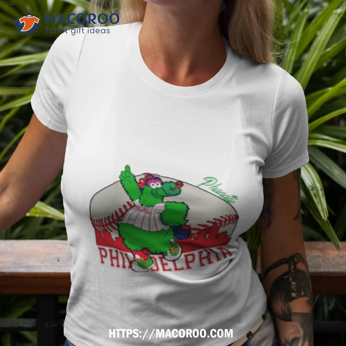 Phillies Phanatic Cartoon Baseball Shirt