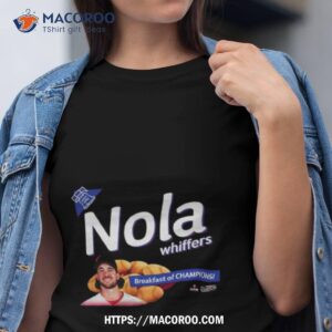 Philly Nola Whiffers Aaron Nola Mlbpa Breakfast Of Champions T-shirt,Sweater,  Hoodie, And Long Sleeved, Ladies, Tank Top