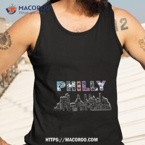 philly team sports skyline 2023 shirt tank top 3
