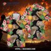 Pineaple Funny Capybara Pineapple Tropical Leaves Summer Hawaiian Shirt