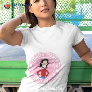 pink logo starbuck bog off tracy beaker shirt tshirt 1