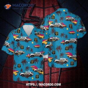 Pittsburgh, Pennsylvania, Pittsburgh Police Department Squad Car Hawaiian Shirt