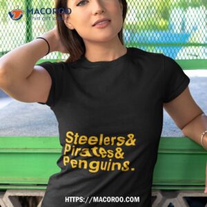 pittsburgh sports teams steelers pirates penguins shirt tshirt 1