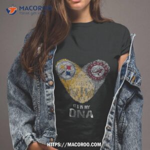 pittsburgh steelers and alabama crimson tide heartt it s in my dna 2023 shirt tshirt 2