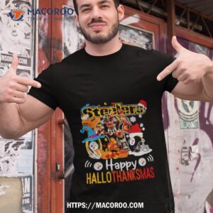 Pittsburgh Steelers Mascot Happy Hallothanksmas Shirt