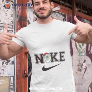 Plankton And Baby Spongebob Nike Logo Christmas Shirt