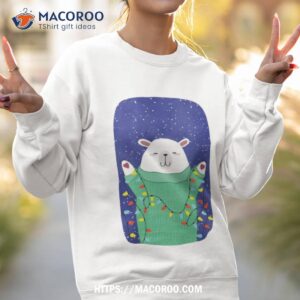 polar bear my favorite color is lights 2023 christmas shirt sweatshirt 2