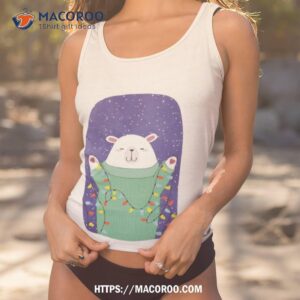 Polar Bear My Favorite Color Is Lights 2023 Christmas Shirt