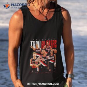 portland trail blazers all time starting five 2023 t shirt tank top