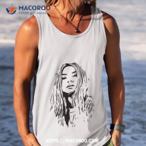 portrait of hayley kiyoko big shirt tank top