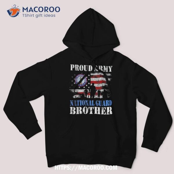 Proud Army National Guard Brother T Shirt Veterans Day Gift
