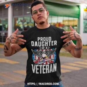 Proud Daughter Veteran Nothing Scares Patriotic Veterans Day Shirt