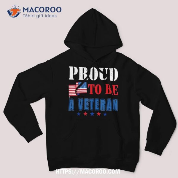 Proud To Be A Veteran American Veterans Day Kids Shirt