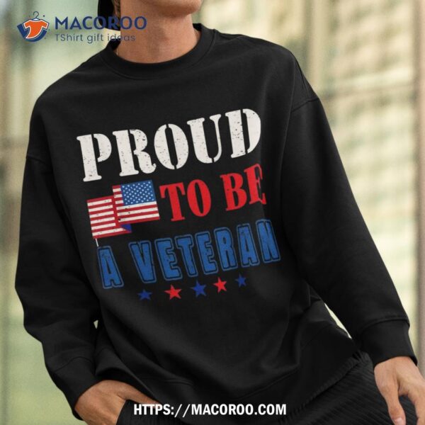 Proud To Be A Veteran American Veterans Day Kids Shirt