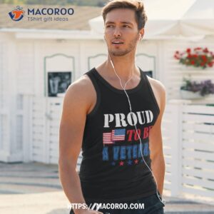 proud to be a veteran american veterans day kids shirt tank top