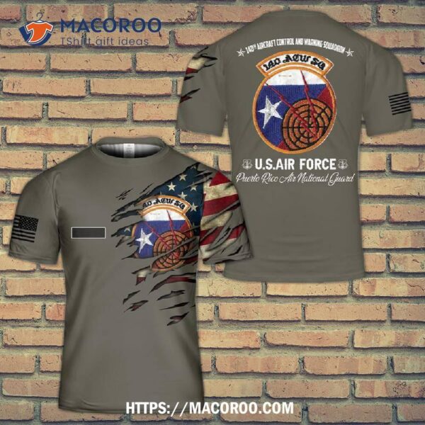 Puerto Rico Air National Guard 140th Aircraft Control And Warning Squadron 3D T-Shirt