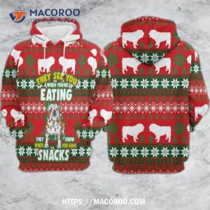 pug snacks gosblue 3d hoodies graphic for xmas unisex sublimation christmas print novelty 1