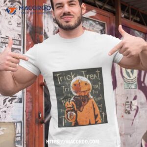 Pumpkin And Sam Trick Or Treat Halloween Retro Shirt Pumpkin And Sam Trick Or Treat Halloween Retro Shirt