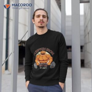 pumpkin iron gym shirt sweatshirt 1