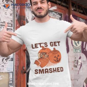 Pumpkin Let’s Get Smashed Halloween Shirt