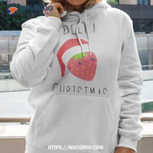 puns strawberry pun merry funny christmas shirt hoodie