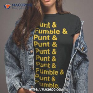 punt amp fumble shirt tshirt 2