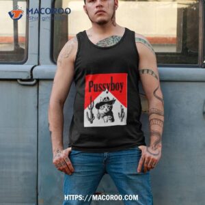 Pussyboy Reds Cat Cowboy Cactus Shirt 3 pussyboy reds cat cowboy cactus shirt tank top 2