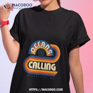 Rainbow Lineup Oceans Calling Ocean City Md T Shirt